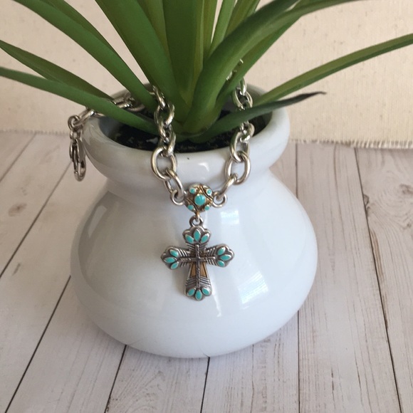 Brighton Retired Pueblo Prairie Cross Bracelet (NWOT) - Picture 2 of 10